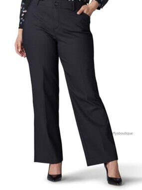 Lee Women's Plus Size Ultra Lux Comfort Flex Motion Trouser Pant